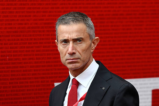 Andrea Berta chưa thể khiến Arsenal hài lòng trên thị trường chuyển nhượng. Ảnh: Getty Images