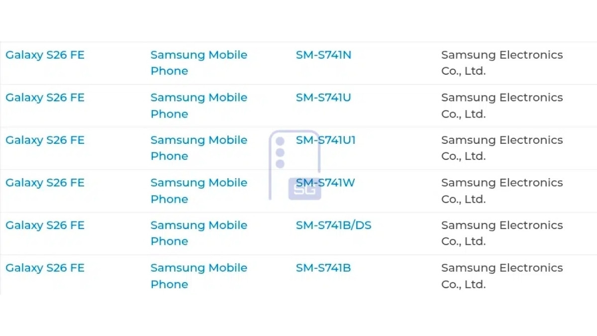 Tên gọi thương mại chính thức của Galaxy S26 FE, Galaxy Tab S12 Plus và Galaxy Tab S12 Ultra