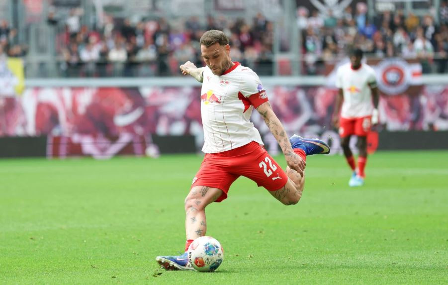 David Raum của RB Leipzig được liên kết với MU