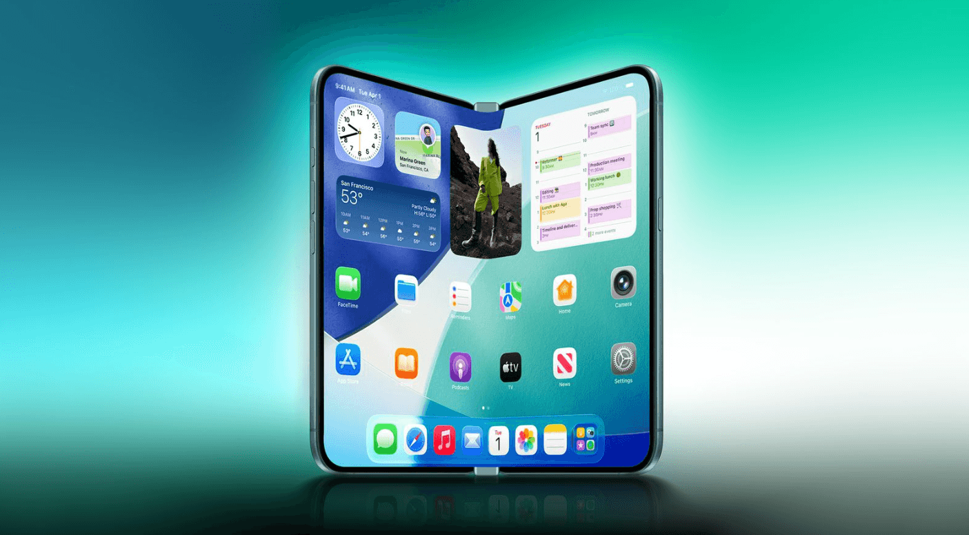 Ảnh minh họa iPhone Ultra màn hình gập