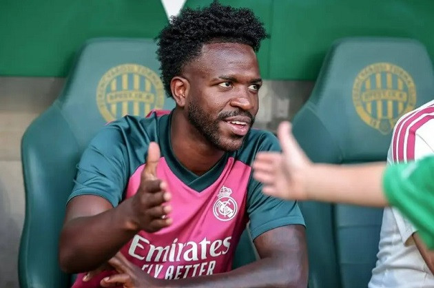 Vinicius đồng ý gắn bó với Real đến năm 2032. Ảnh: Getty.