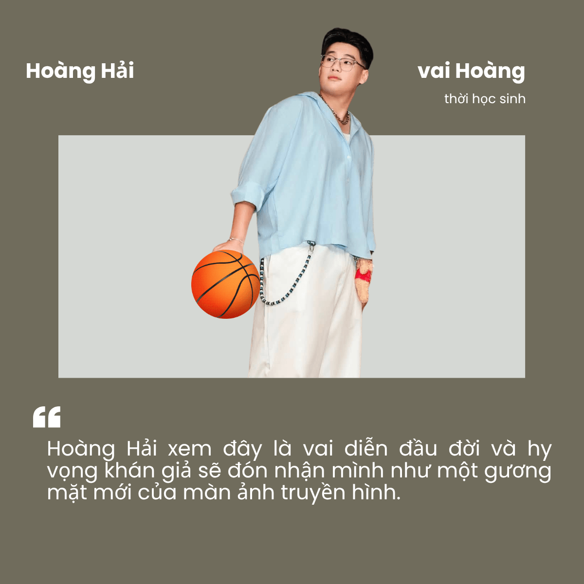 Diễn viên Hoàng Hải trong Mùa hè năm ấy
