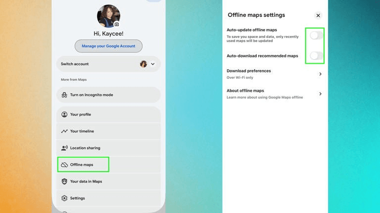 Xóa bản đồ ngoại tuyến trên ứng dụng Google Maps