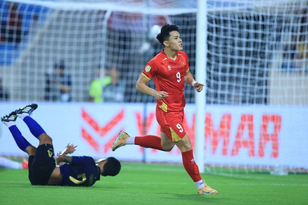 Đình Bắc ghi được 5 bàn thắng trước vòng bán kết ASEAN Cup 2026. Ảnh: VFF.