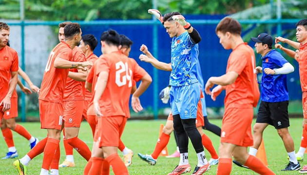 Thủ thành Việt kiều hướng tới chung kết ASEAN Cup. (Ảnh: VFF)