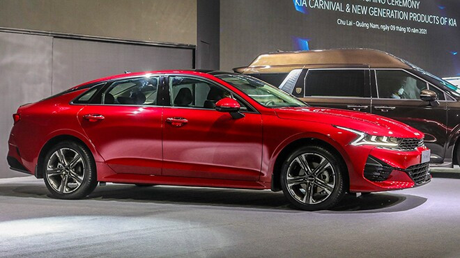 Thiết kế đầu xe KIA K5 2026