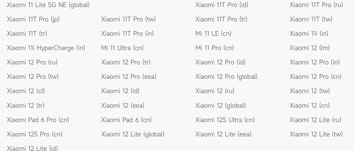 Danh sách các thiết bị Xiaomi chính thức ngừng nhận hỗ trợ cập nhật phần mềm mới từ hãng
