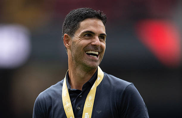 Arteta tự tin với sức mạnh của Arsenal. Ảnh: Getty Images.