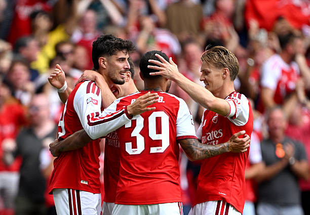 Arsenal là ứng cử viên số 1 cho ngôi vô địch Ngoại hạng Anh 2026/26. Ảnh: Getty Images.
