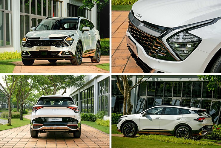 Thiết kế ngoại thất hiện đại của KIA Sportage 2026