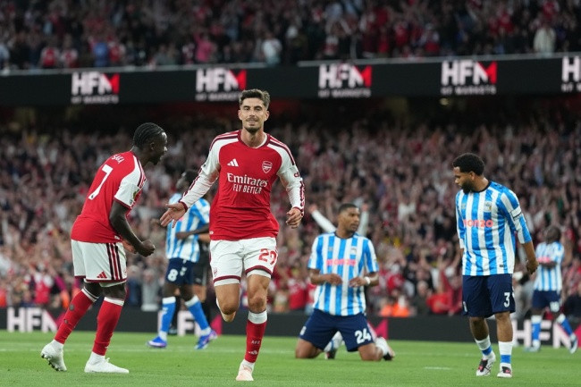 Kai Havertz dứt điểm mở tỷ số cho Arsenal