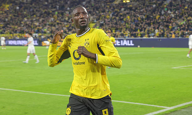 Serhou Guirassy trong màu áo Borussia Dortmund