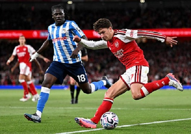 Christos Tzolis hòa nhập nhanh chóng trong màu áo Arsenal