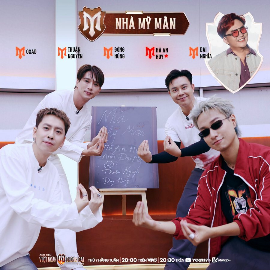 Đội hình các thành viên của Nhà Mỹ Mãn