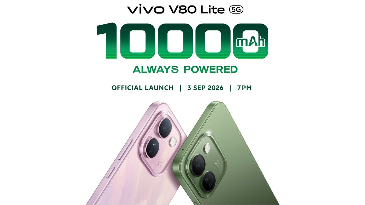 vivo V80 Lite 5G sẽ có thêm phiên bản pin 10000 mAh