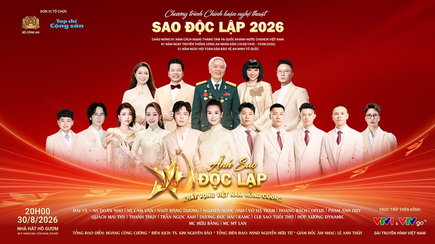 Chương trình chính luận nghệ thuật Sao Độc lập 2026