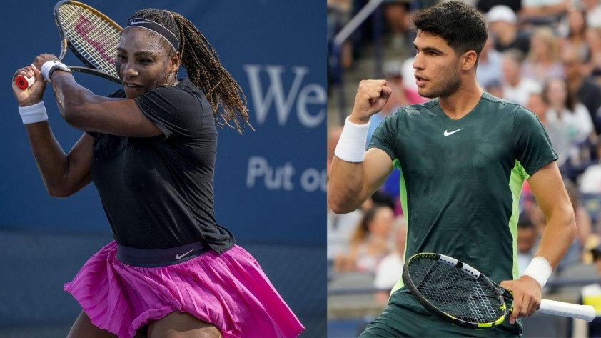 Serena Williams và Carlos Alcaraz chuẩn bị ra quân tại US Open
