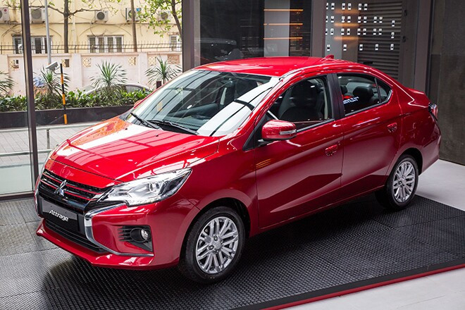 Thiết kế đầu xe Mitsubishi Attrage