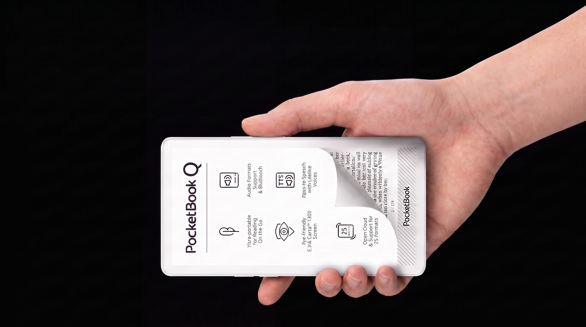 PocketBook Q với thiết kế bỏ túi và màn hình E Ink Carta 1300 sắc nét
