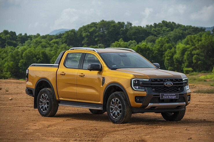 Ngoại thất phía trước xe Ford Ranger
