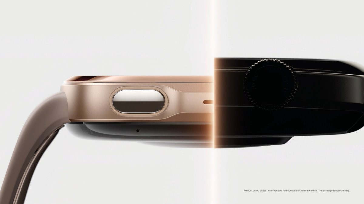Cấu trúc dây đeo và cụm cảm biến của Huawei Watch D3