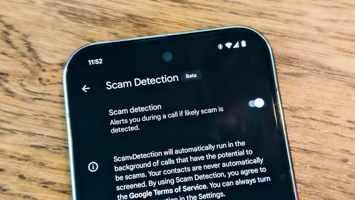 Giao diện tính năng phát hiện cuộc gọi lừa đảo Scam Detection đang được thử nghiệm