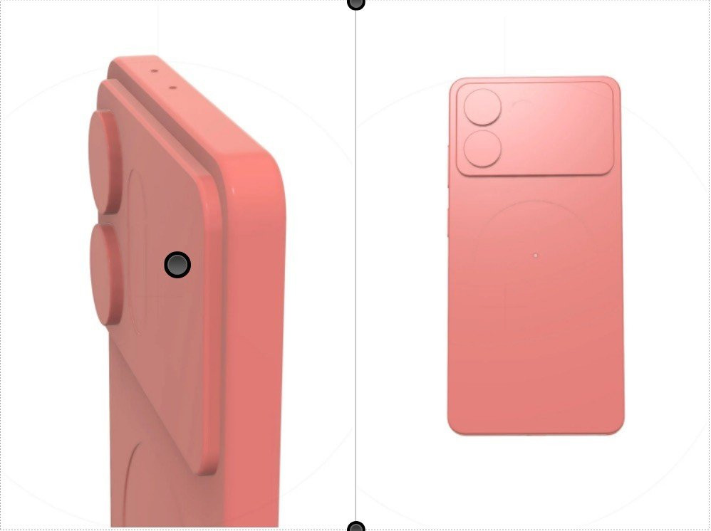Mô hình 3D của Galaxy S27 Ultra được Ice Universe chia sẻ