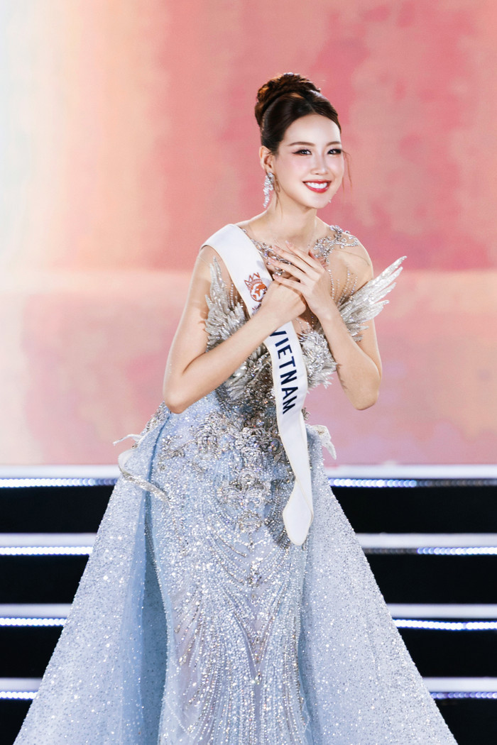 Bảo Ngọc là thí sinh được đánh giá nổi bật từ ngày đầu nhập cuộc Miss World.