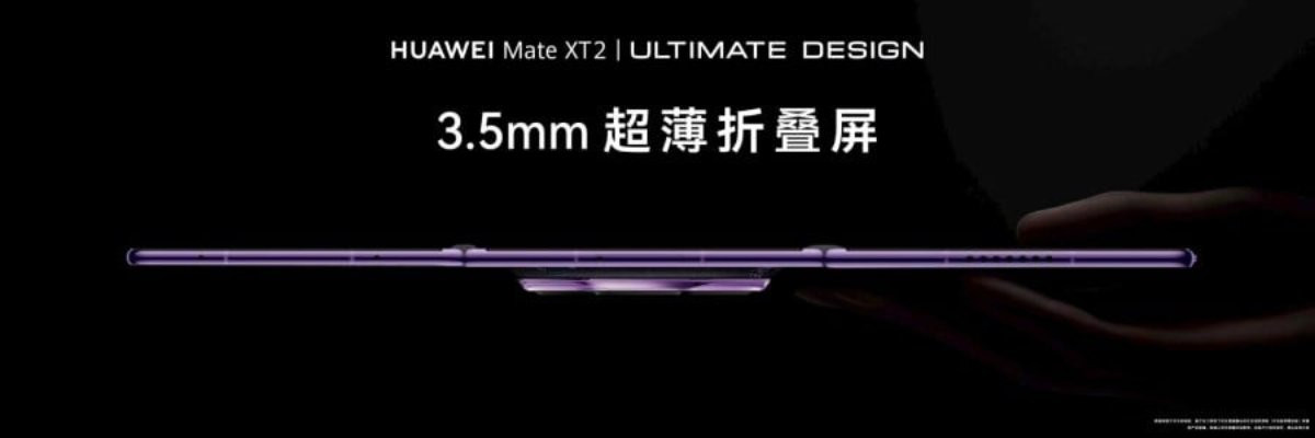 Smartphone gập ba mới của Huawei có thân máy siêu mỏng