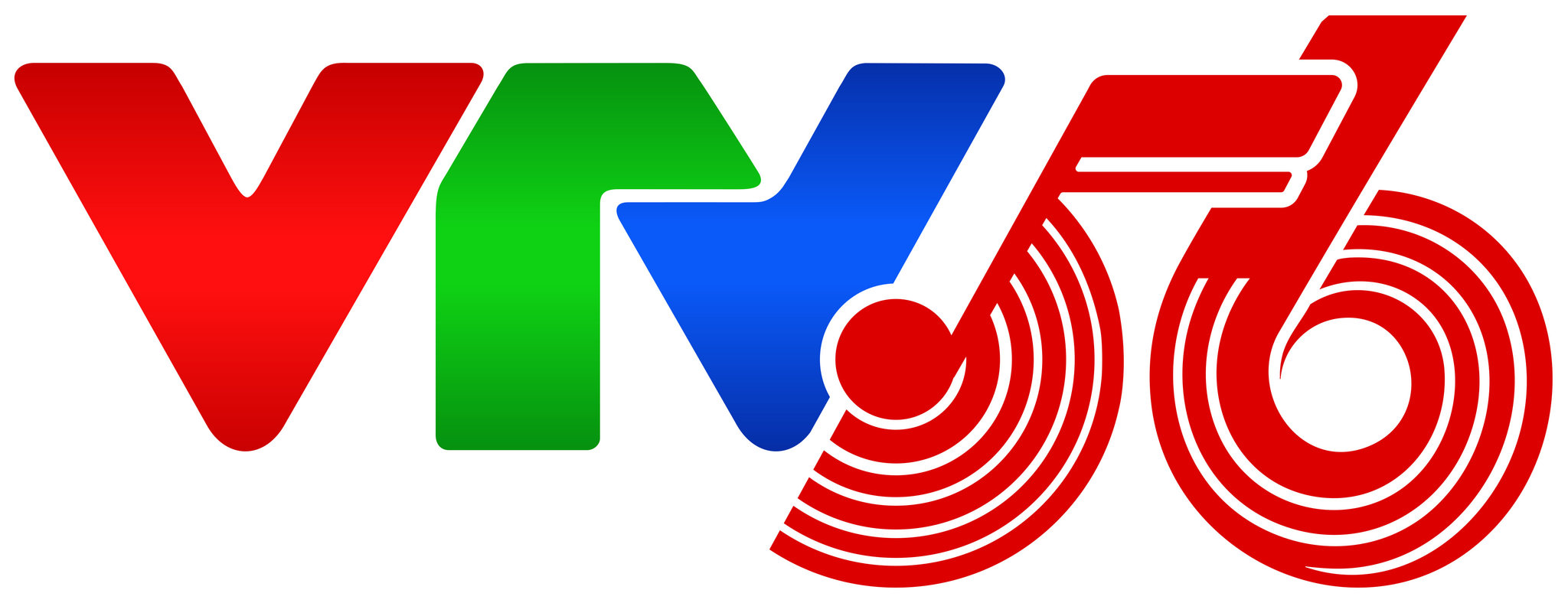 Logo nhân dịp kỷ niệm 56 năm Ngày phát sóng chương trình truyền hình đầu tiên của VTV.