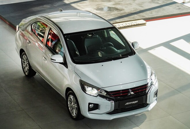 Đánh giá xe sedan Mitsubishi Attrage MT và CVT