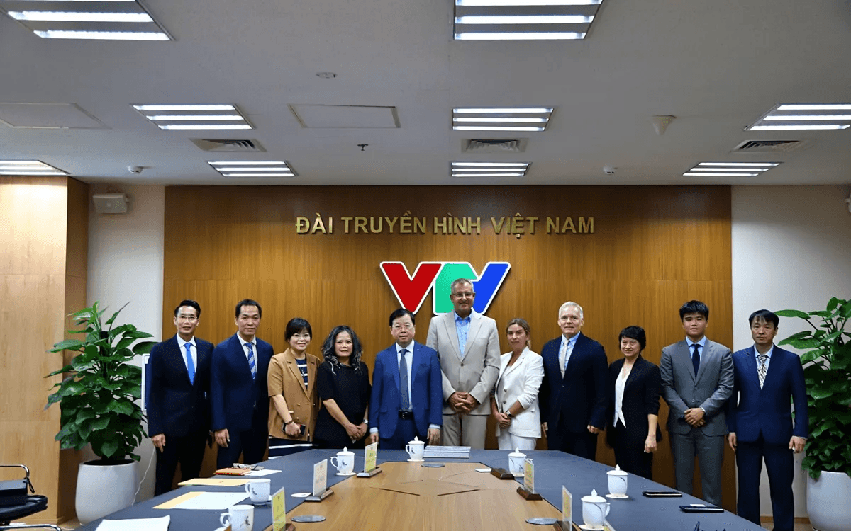 Toàn cảnh buổi làm việc giữa lãnh đạo VTV và TVP