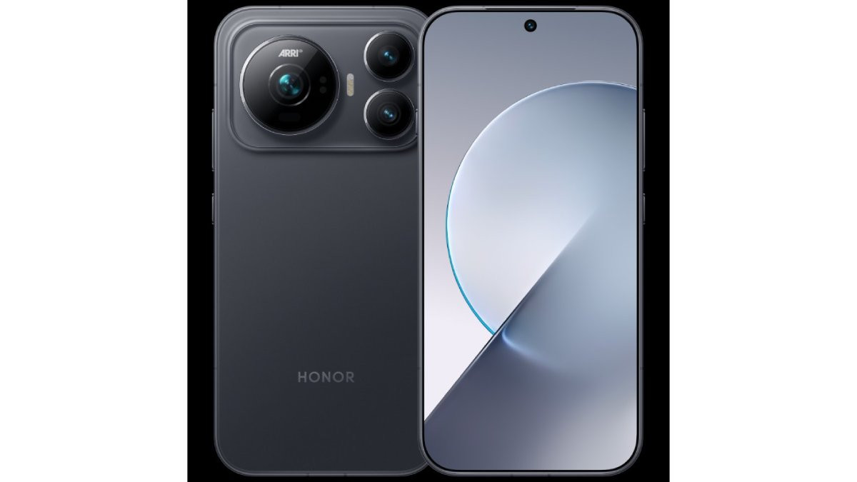 Phiên bản màu đen của điện thoại HONOR Magic 9