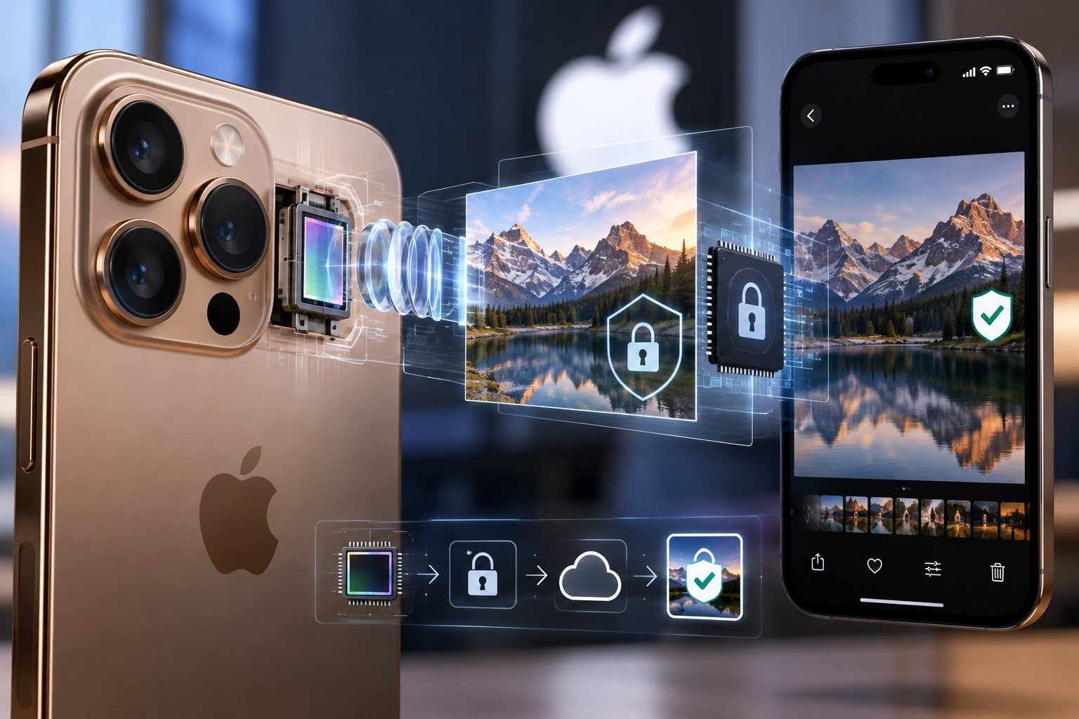 Quy trình bảo mật camera bắt đầu từ nhà máy sản xuất của Apple