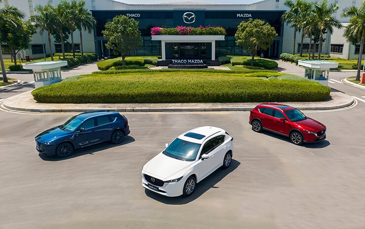 Mazda CX-5 lăn bánh trên đường phố