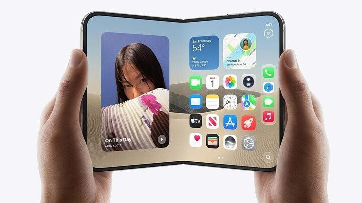 Cấu trúc phân bổ lực uốn giúp hạn chế nếp gấp trên màn hình iPhone Duo