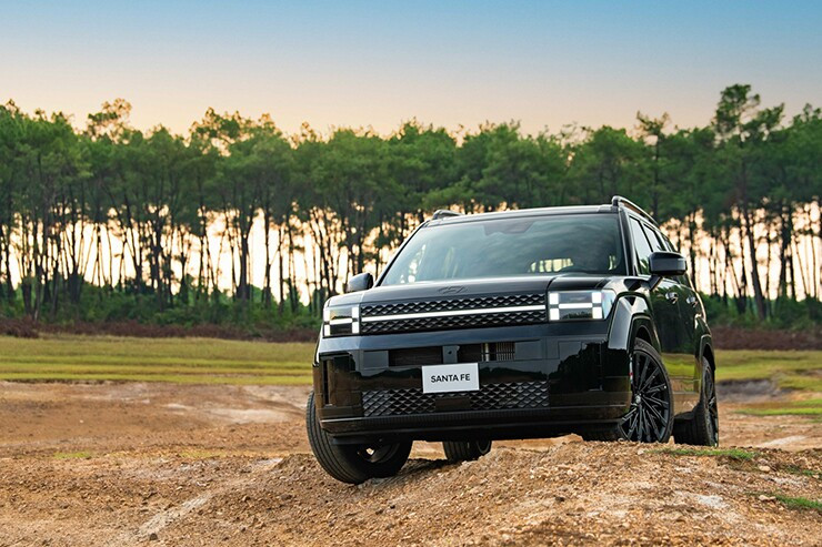 Thiết kế đầu xe Hyundai Santa Fe thế hệ mới
