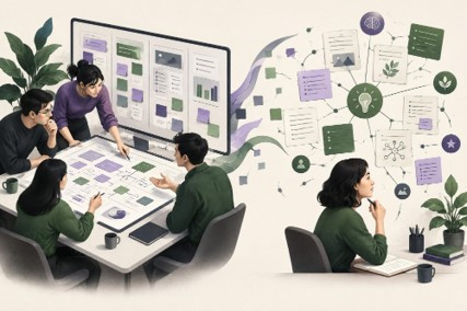 Notion thiên về workspace cộng tác, còn Obsidian tập trung vào ghi chú cục bộ và mạng lưới tri thức.