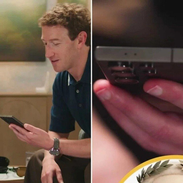 Hình ảnh Mark Zuckerberg cầm trên tay mẫu Galaxy S24 Ultra trong buổi phỏng vấn gần đây