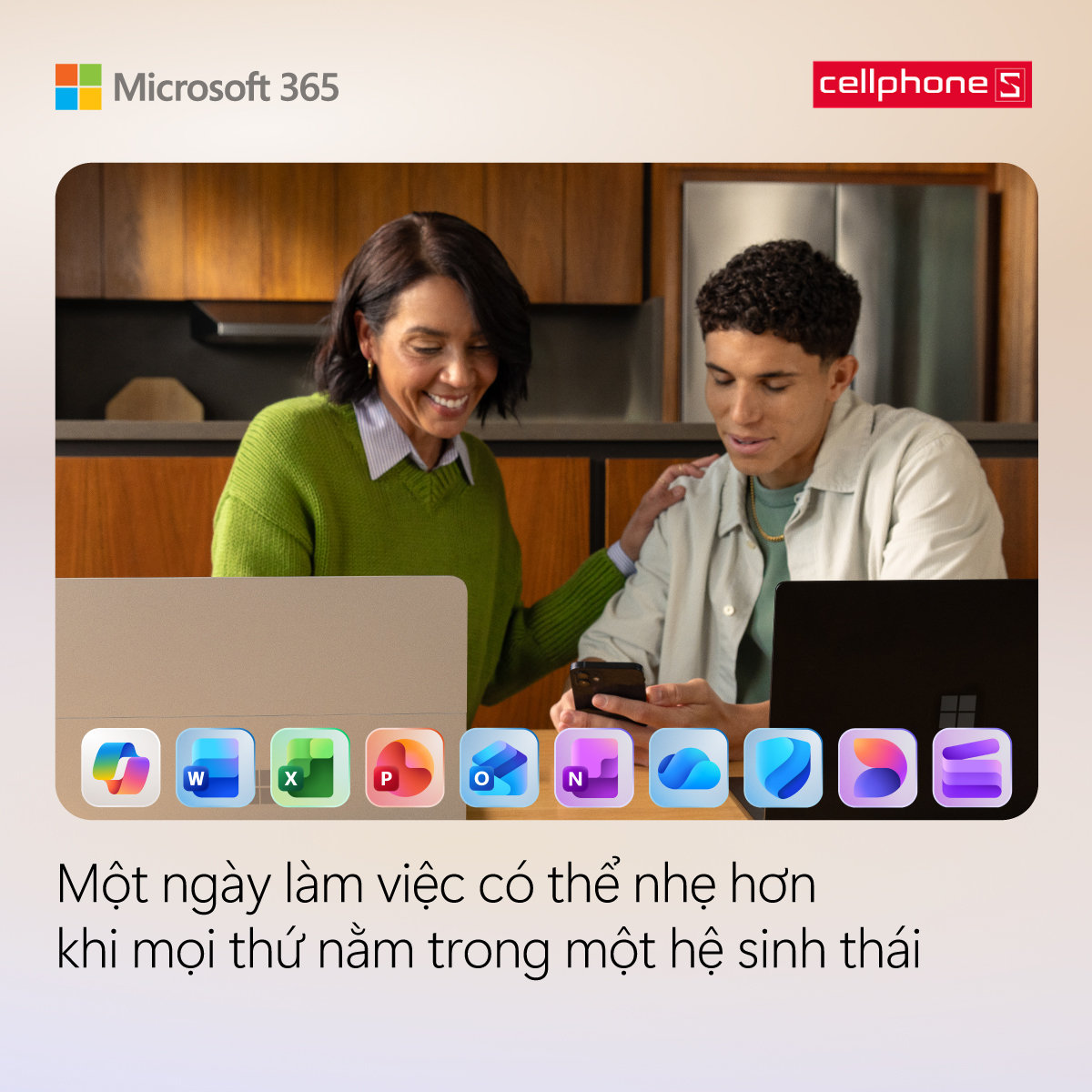 Hệ sinh thái làm việc tích hợp trên Microsoft 365