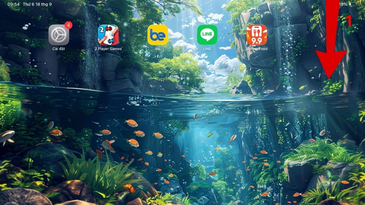 Cách bật đèn pin trên iPad