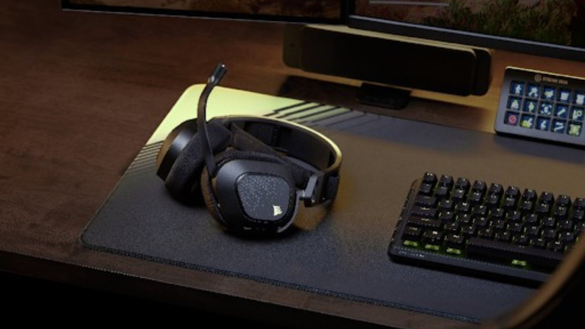 Củ loa kích thước 50mm công nghệ phi Newton trên CORSAIR HS80 v2 MAX WIRELESS