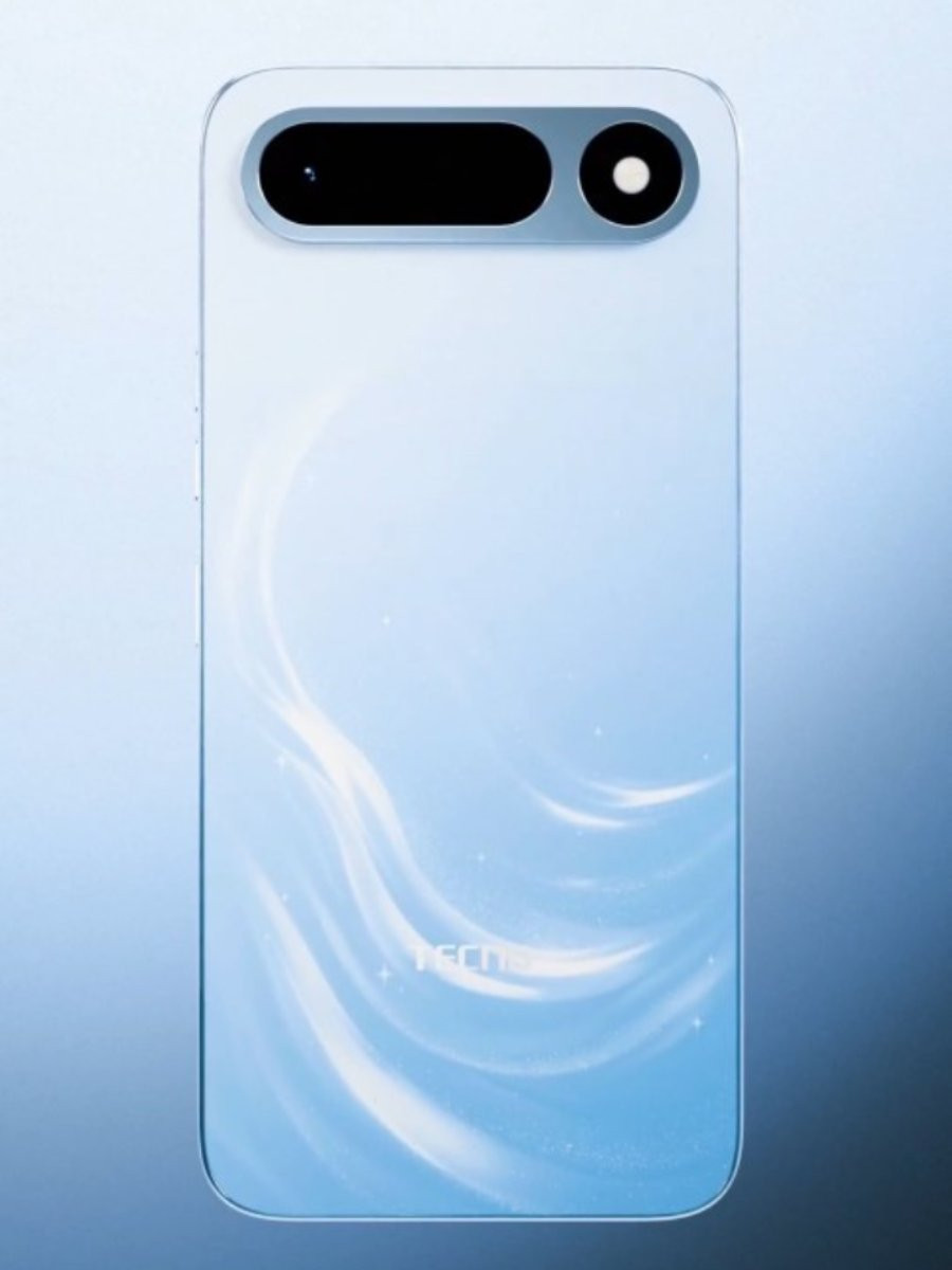 Hình ảnh quảng bá mẫu điện thoại Tecno Spark 50s 5G màu đỏ