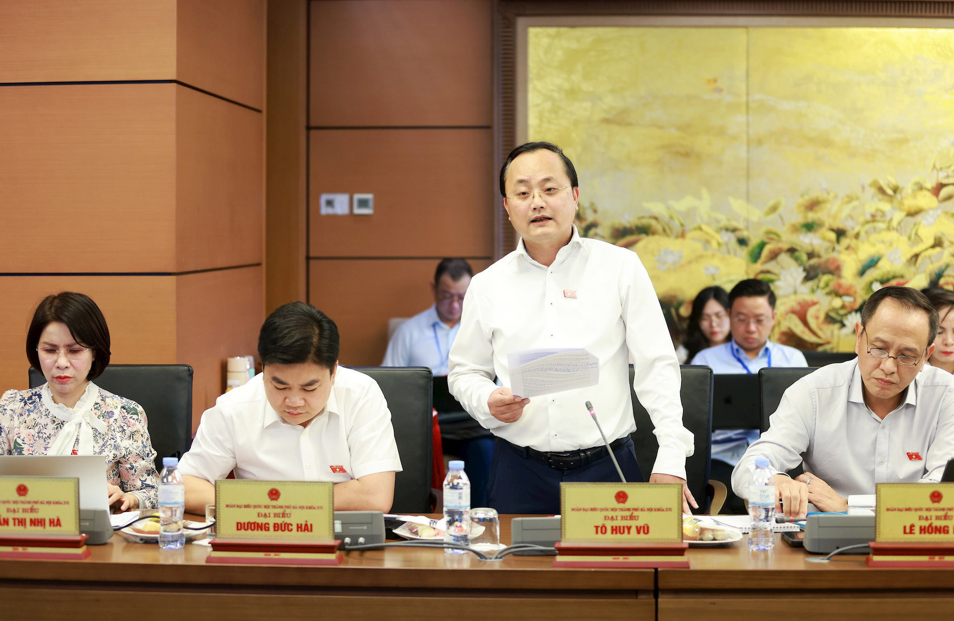 Đại biểu Tô Huy Vũ phát biểu tại Quốc hội