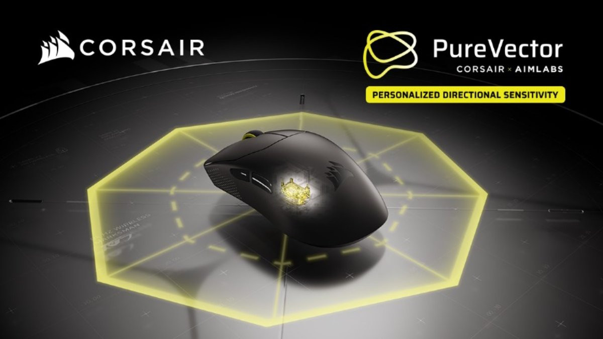 Công nghệ PureVector trên chuột CORSAIR SABRE v3 PRO