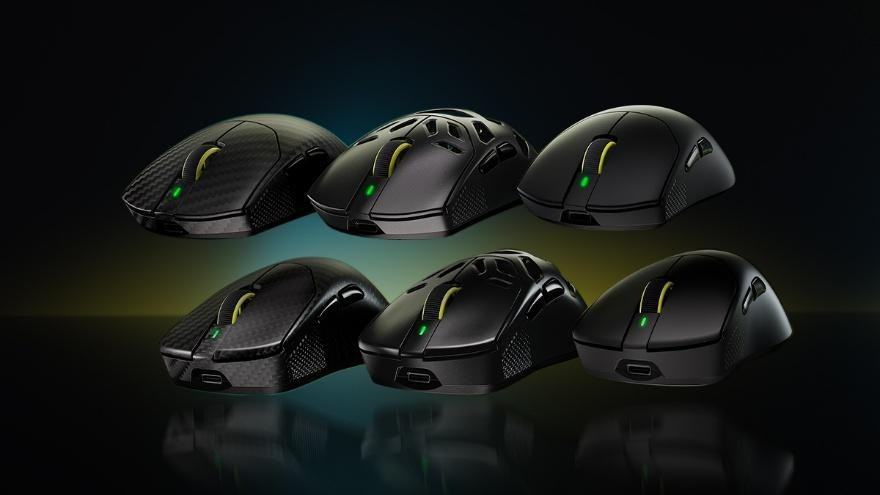 Các tùy chọn vật liệu trên CORSAIR SABRE v3 PRO