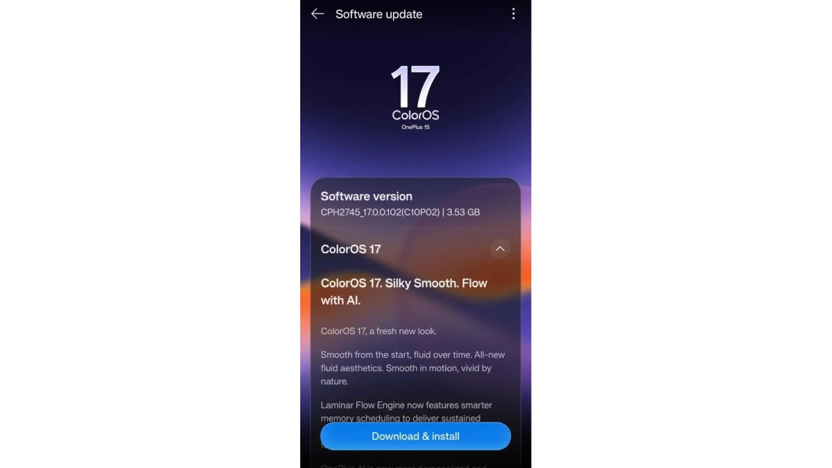 Nhiều điện thoại OPPO và OnePlus bắt đầu được cập nhật ColorOS 17