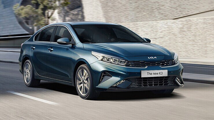 Ngoại thất xe Kia K3 với thiết kế hiện đại