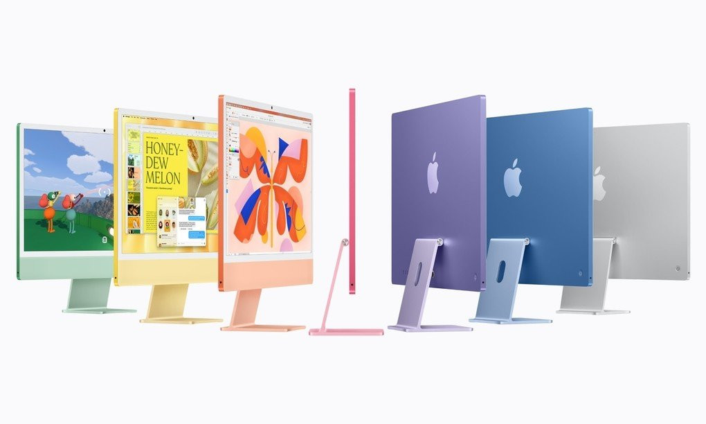 Các phiên bản màu sắc của máy tính tất cả trong một iMac 2026