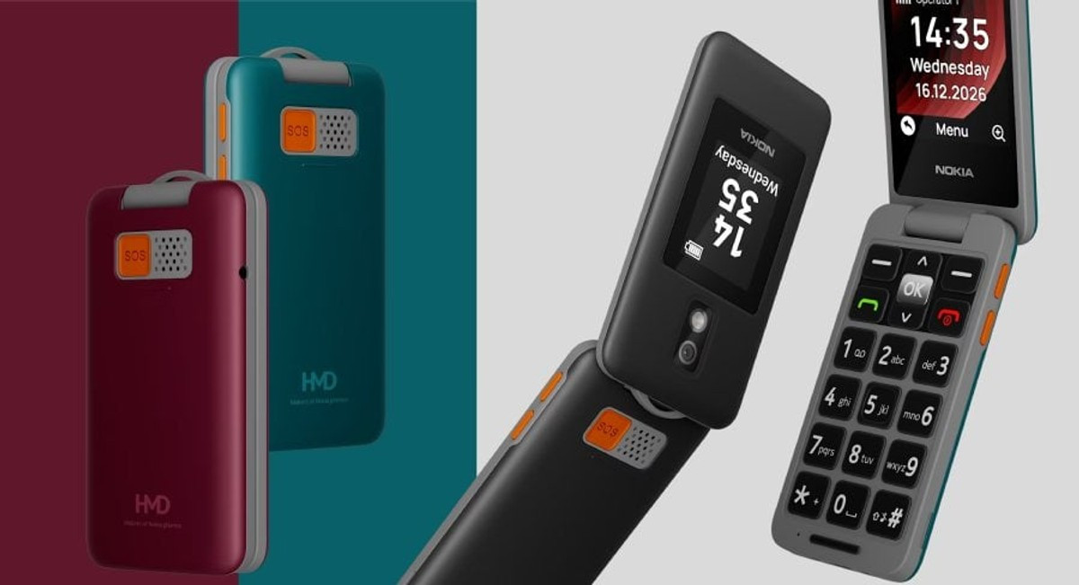 Màn hình và thiết kế của Nokia 2360 Flip